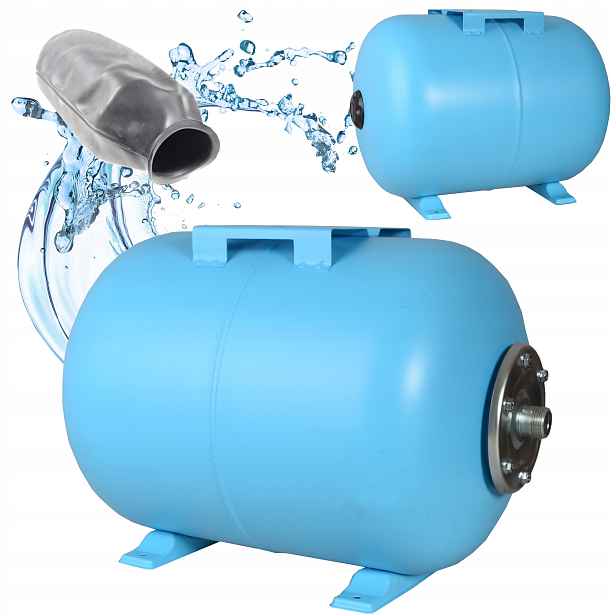 Přepážková Nádrž 50 L Hydroforový hydrofor Na Vodu Čerpadla Baniak Ocel 50 L