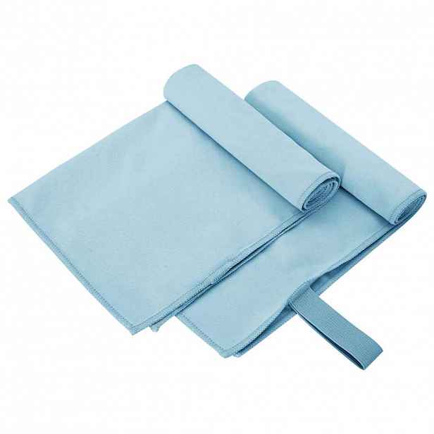 vidaXL Sportovní osušky 2 ks Modrá 50 x 30 cm Polyester a polyamid