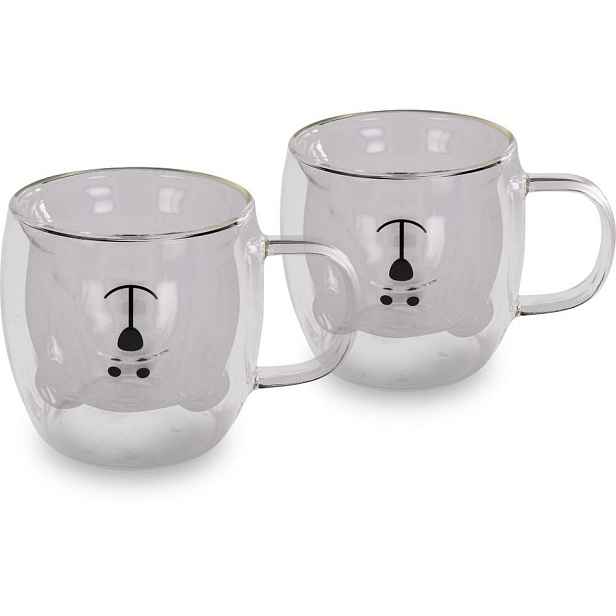 Lamart LT9125 2dílná sada sklenic Bear Vaso, 250 ml, čirá