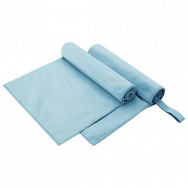 vidaXL Sportovní osušky 2 ks Modrá 100 x 50 cm Polyester a polyamid