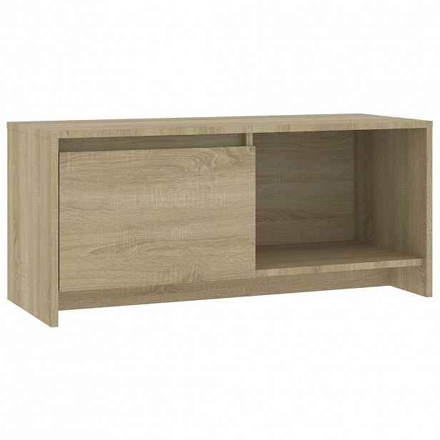 vidaXL TV skříňka dub sonoma 90 x 35 x 40 cm kompozitní dřevo
