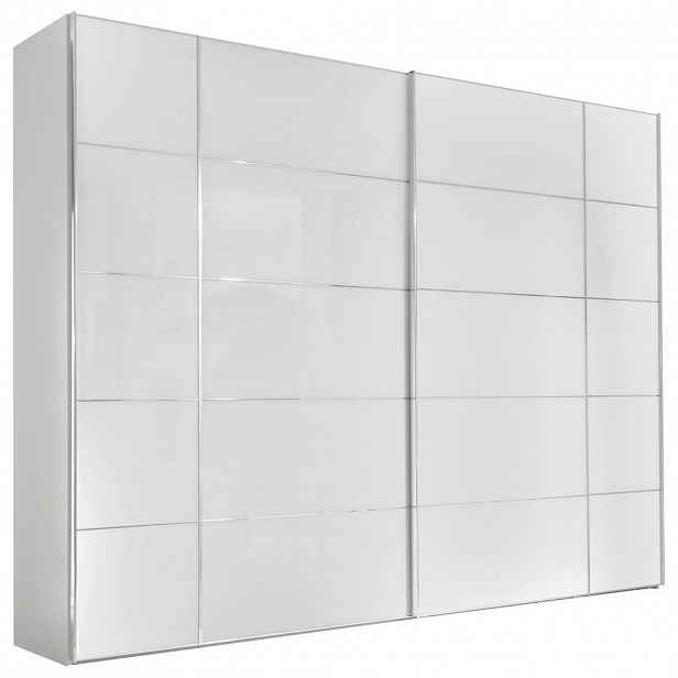 Dieter Knoll SKŘÍŇ S POSOUVACÍMI DVEŘMI, bílá, 298/240/68 cm