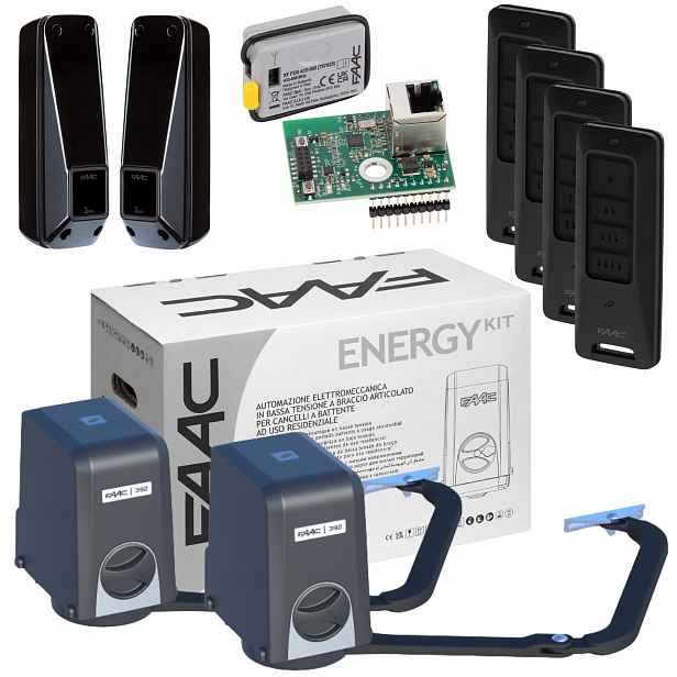Faac Energy+ Xwbl- WiFi Lan+ Pilot XT4FDS 4ks pohon dvoukřídlé brány