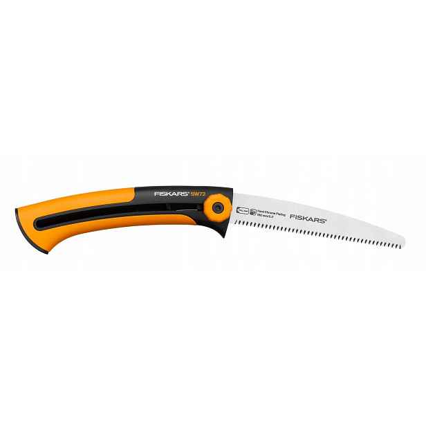 Fiskars Ruční zahradní pila na dřevo a větve Výsuvné zatahovací ostří 16 cm