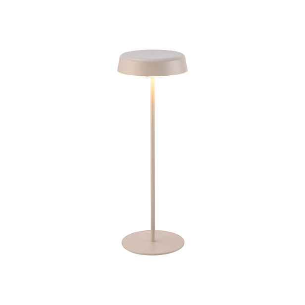 Livarno Home Aku stolní LED lampa (béžová)