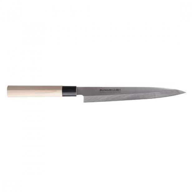 Nůž Yanagi (pro Sashimi), nerezová ocel, 27 cm, "Bunmei" - Grunwerg
