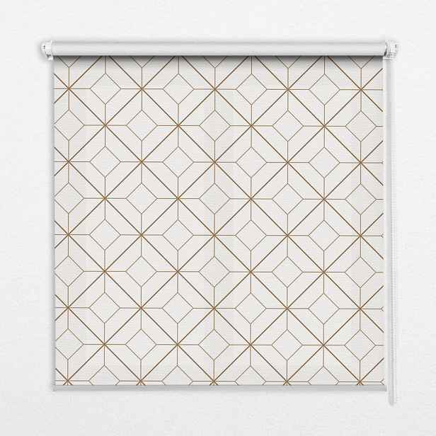 TULUP VNITŘNÍ roleta - okenní roleta - roleta - 80x140 cm - Hnědý vzor