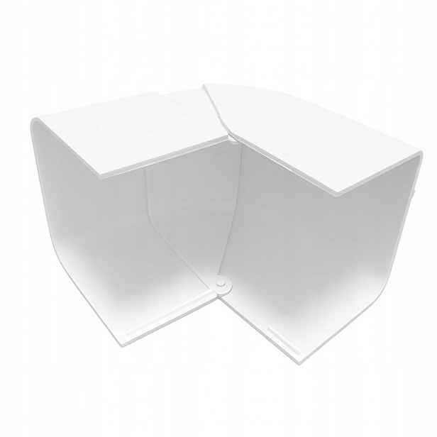 Vnější nastavitelné koleno 60x45 mm Artiplastic Pvc kanál