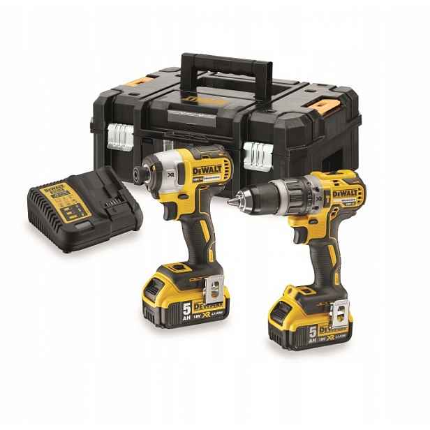 Akumulátorová sada Combo DCD796 DCF887 18V, 2x5,0Ah DeWALT DCK266P2T-QW