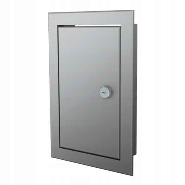 Komínová revizní dvířka Dospel Dr/kom 140x140 mm stříbrná