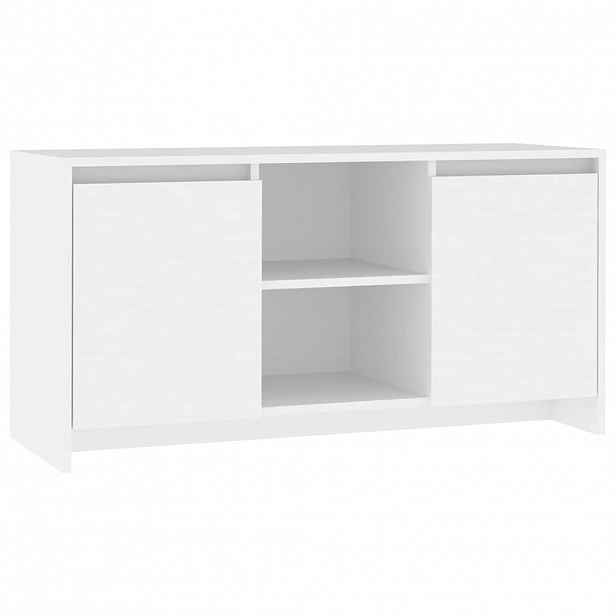 vidaXL TV skříňka bílá 102 x 37,5 x 52,5 cm kompozitní dřevo