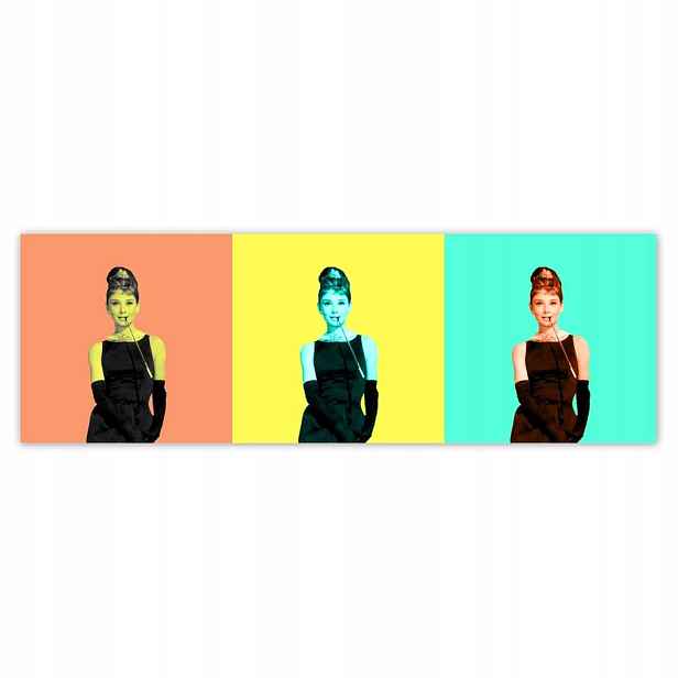 Plakáty 200x66 Audrey Hepburnová Herečka