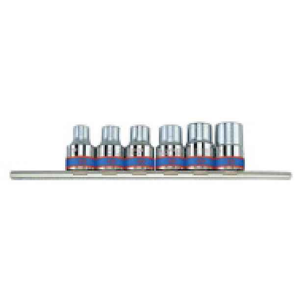 Hlavice 1/2" Torx "E" 6dílná sada King Tony 4106PR