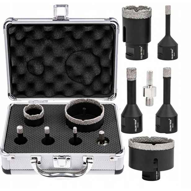 Korunkový Vrták pro keramický gres 6-68 mm M14 Falon-Tech FT05DH