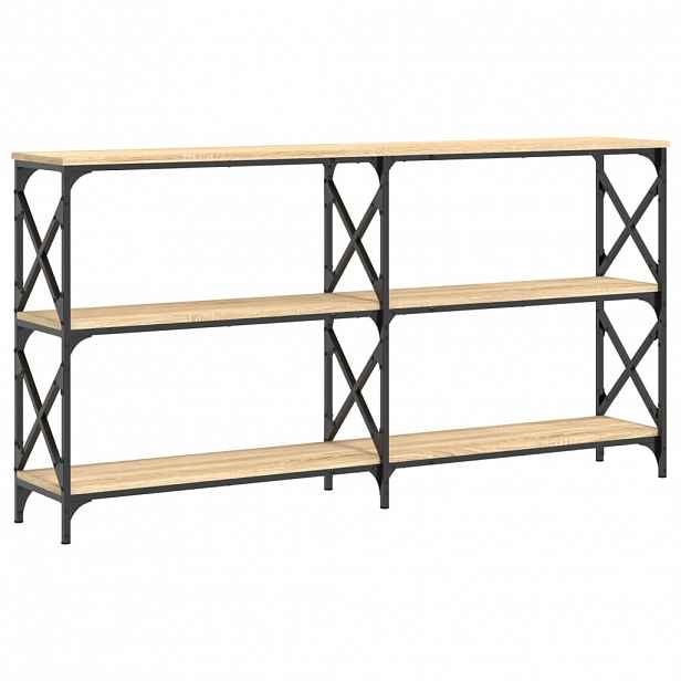 vidaXL Konzolový stolek dub sonoma 156 x 28 x 80,5 cm kompozitní dřevo