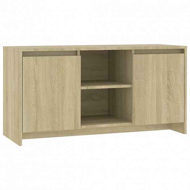 vidaXL TV skříňka dub sonoma 102 x 37,5 x 52,5 cm kompozitní dřevo