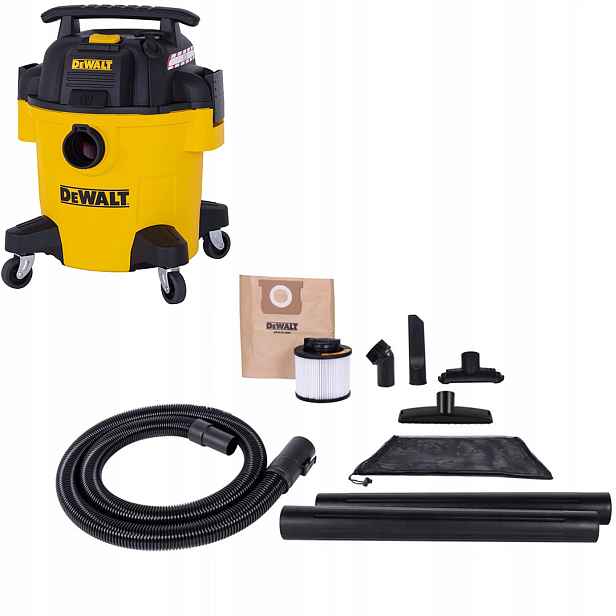 Vysavač DeWALT DXV20PTA 1050 W 20 l suchý/mokrý, zásuvka