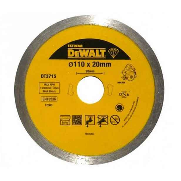 Dewalt Diamantový Kotouč 110 x 20 mm DT3715 pro DWC4