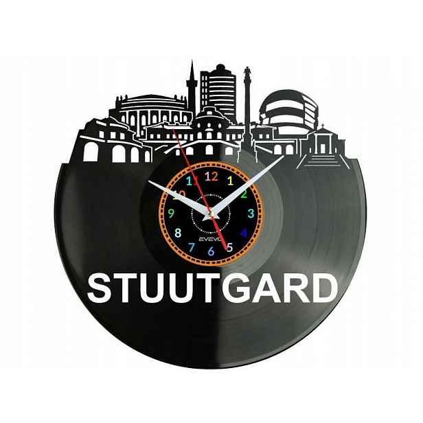 Stuttgart Germany Nápad na Dárek Nástěnná Dekorace z vinylové desky