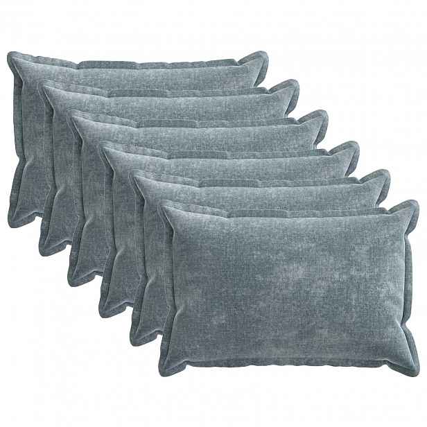 vidaXL Povlak na polštář 6 ks HOUTEN Světle modrá 50 x 70 cm
