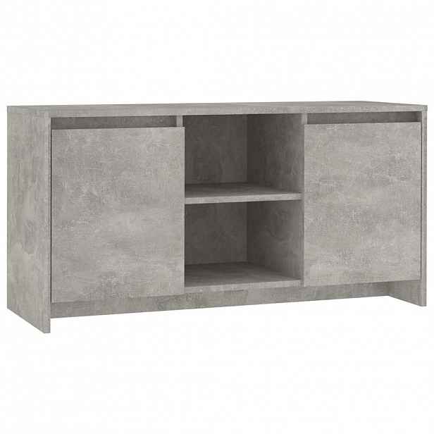 vidaXL TV skříňka betonově šedá 102 x 37,5 x 52,5 cm kompozitní dřevo