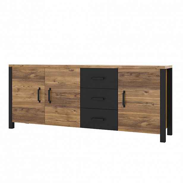 Petits-meubles SIDEBOARD Lyam Dřevo a černá