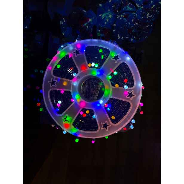 Vánoční Osvětlení Na Stromeček 250 Led Perlové 50 M Barevné