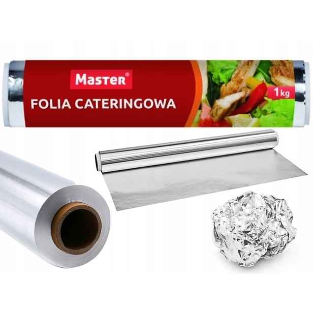 Fólie Aluminiová pro potraviny Fólie Z Hliníku Role Kuchyňská 1kg Master