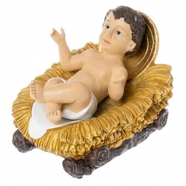 Jesličky figurka Ježíšek do betlému Vánoce velký 17 cm