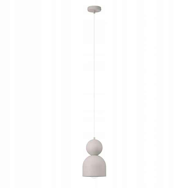 Sigma Lighting závěsná lampa Mosaic šedo-béžová 1xE27 15W, průměr 17 cm