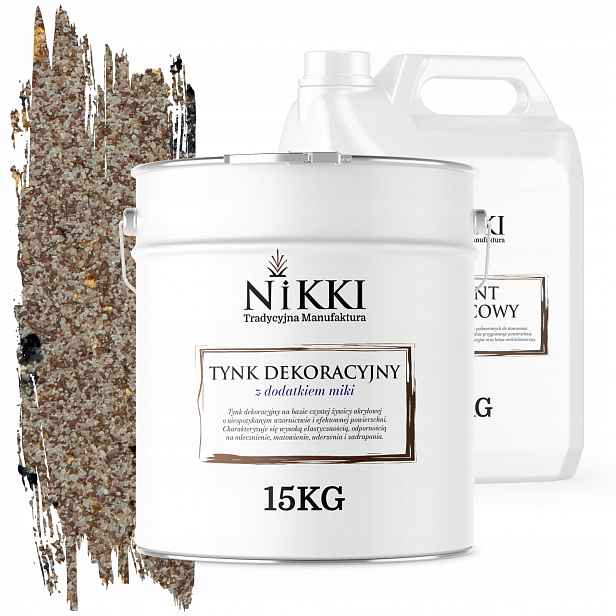 Dekorativní Omítka Vnější/vnitřní 15 Kg Béžová, Černá, Zlatá Slída D814 Podklad