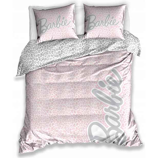 Povlečení Panterka Bavlněná Saténová Barbie 160x200