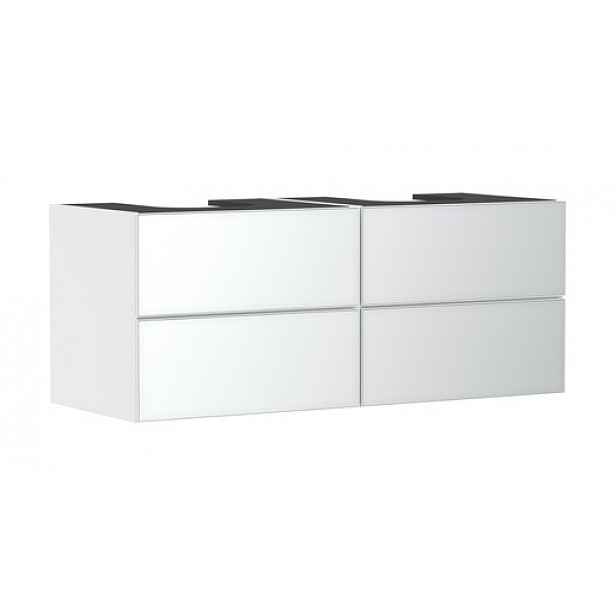 Skříňka pod umyvadlo pod desku Hansgrohe Xevolos E 137x55,5x55 cm bílá matná 54196320
