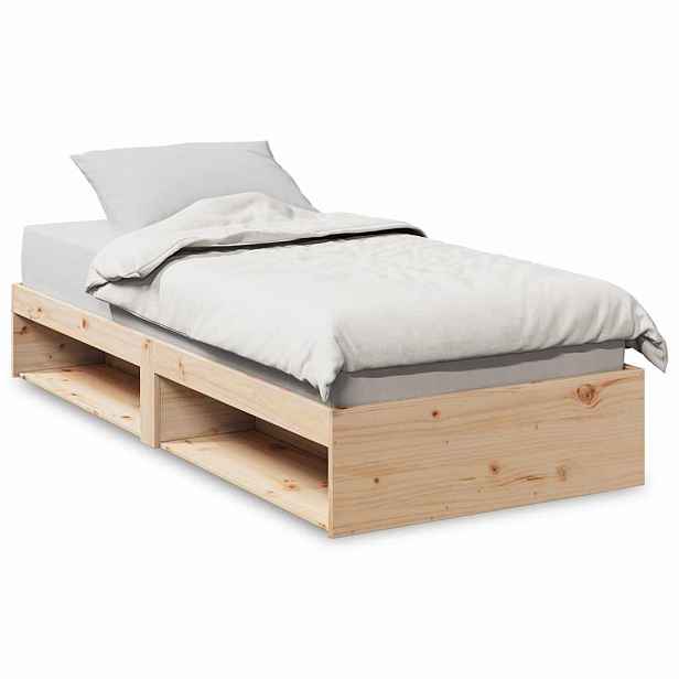 vidaXL Válenda bez matrace 90 x 190 cm masivní borovice