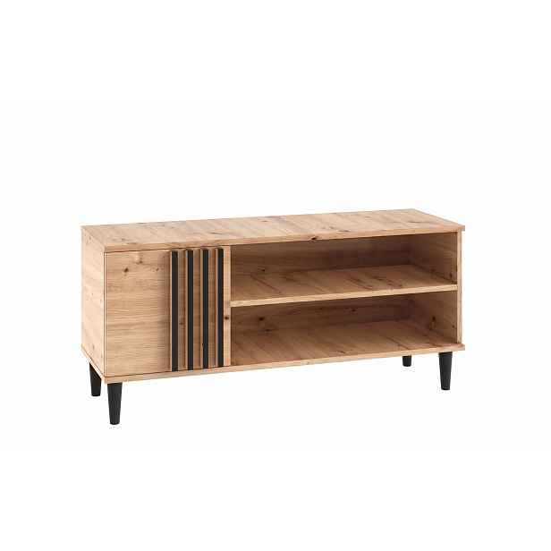 ADRK TV stolek Liva 120 cm dub Artisan/černý