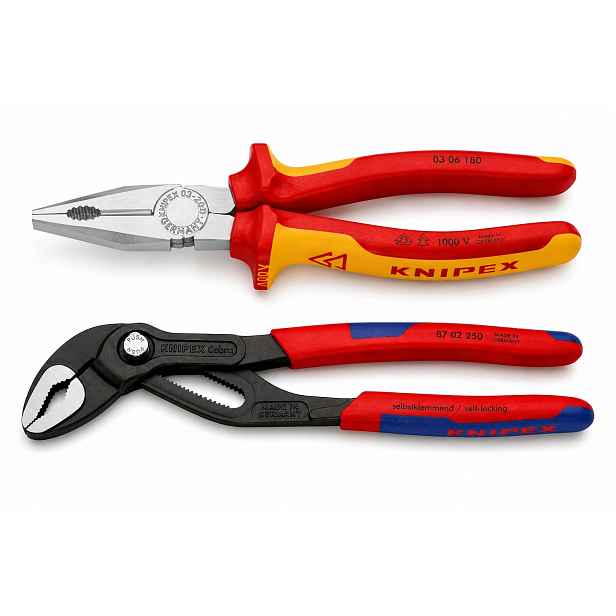 Knipex Pro Box Kleště Na Trubky Cobra 250 Univerzální Kleště 180 Sada