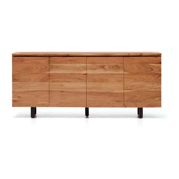 Komoda z masivu akácie v přírodní barvě 200x88x40 cm Uxue – Kave Home
