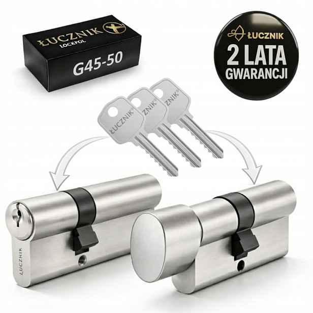 Komplet Vložek G4550 G45-50 45G 50 Łucznik Do Zámku Dveří * Polský Výrobek