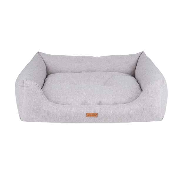 Pelíšek pro psa MONTEGO SOFA béžová velikost S, M, L Rozměr: L - 78x64x19 cm