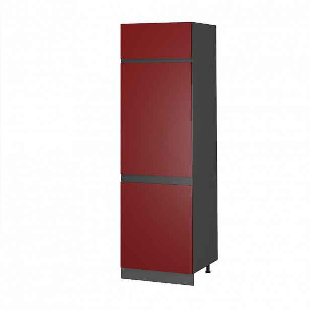Vicco SKŘÍŇKA NA LEDNICI R-Line Červená 60 cm Tvar J