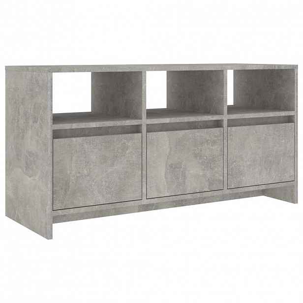 vidaXL TV skříňka betonově šedá 102 x 37,5 x 52,5 cm kompozitní dřevo
