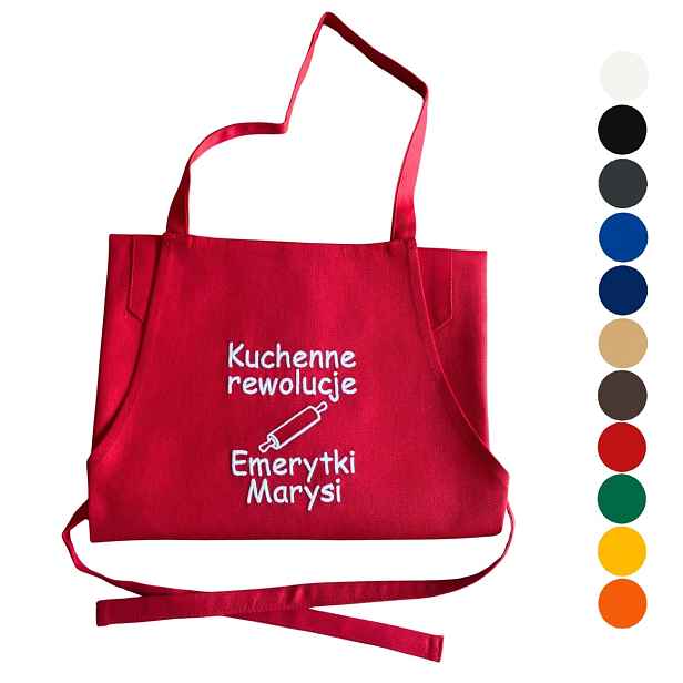 Dárek K Důchodu Pro Ženu U Příležitosti Odchodu Důchodkyně, Zástěra, Výšivka
