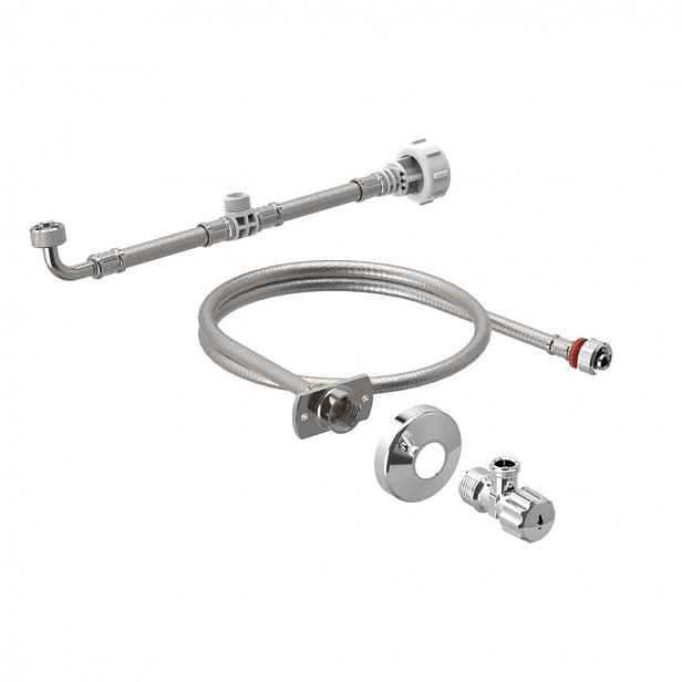 Geberit AquaClean - Sada pro připojení vody pod omítku 12/15 cm pro WC sedátka Tuma 147.036.00.1