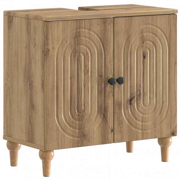 vidaXL Skříňka pod umyvadlo ALKMAAR Dub artisan 59,5 x 31,5 x 59 cm