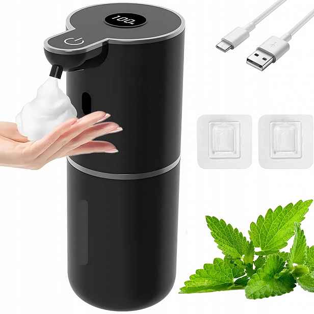 Dávkovač Bezdotykový Automatický Automat Na Mýdlo Pěna Tekutin 380 ml
