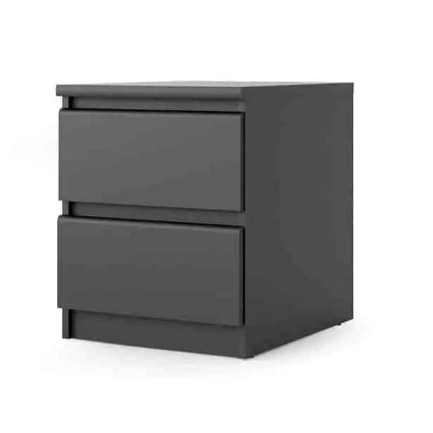 Falco Noční stolek Simplicity 2s černý MAT