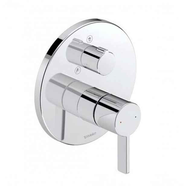 Duravit D-Neo - Baterie pod omítku, pro 2 spotřebiče, chrom DE4210012010