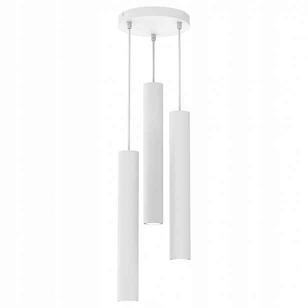 Milagro Závěsná lampa Hudson MLP8800 Bílá 3xGU10 Nastavitelná kovová