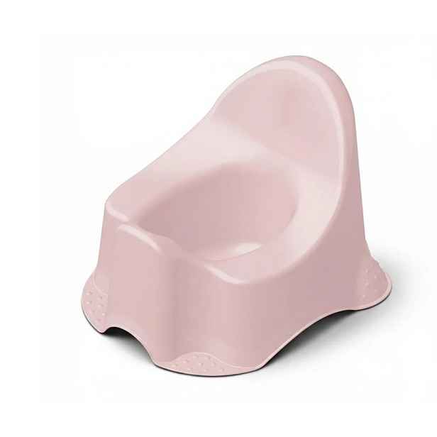 nočník 30x25x22cm FRANEK, pudrově růžová, plast