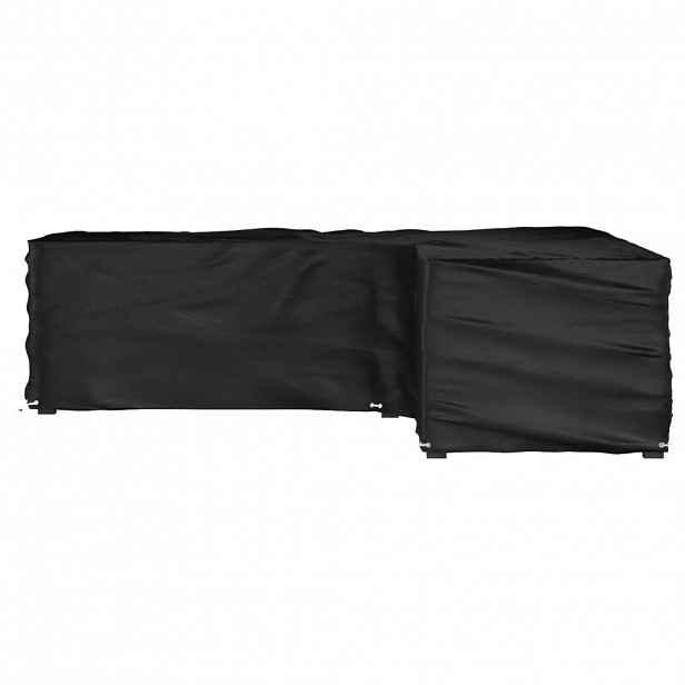 vidaXL Plachta na zahradní nábytek tvar L 16 oček 250 x 250 x 70 cm